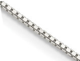 Box Chain Necklace in Sterling Silver 20 Inches (0.9mm)